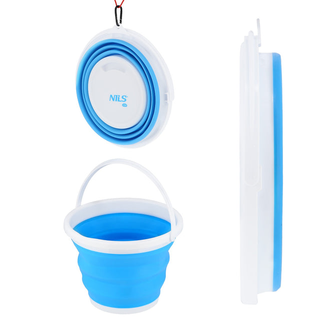 Folding Bucket, Blue, 10L Capacity