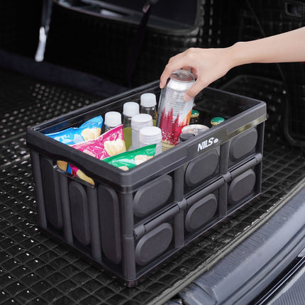 Folding Camping Box with Lid, 20L, 2-in-1