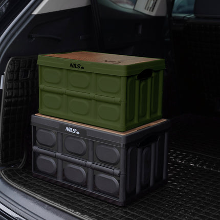 Folding Camping Box with Lid – 9L, Compact & Lightweight