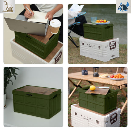 Folding Camping Box with Lid – 9L, Compact & Lightweight
