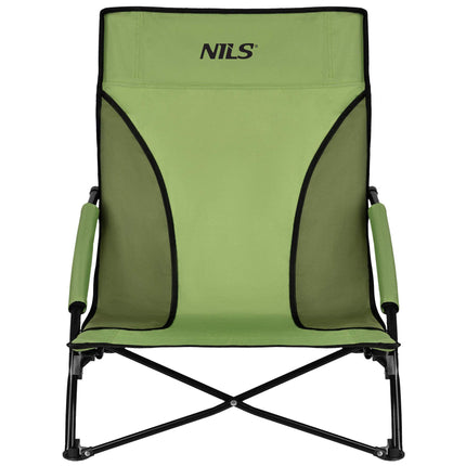 Folding Camping Chair, 120 kg Capacity, Green
