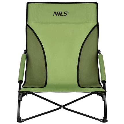 Folding Camping Chair, 120 kg Capacity, Green