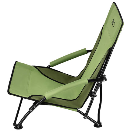 Folding Camping Chair, 120 kg Capacity, Green