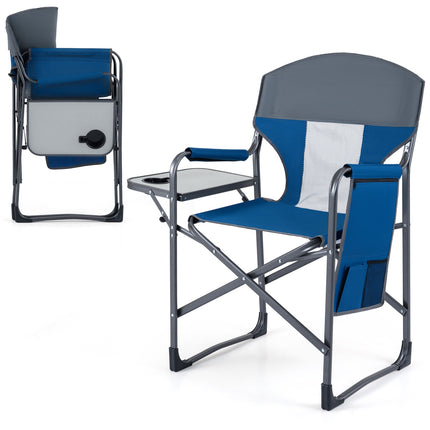Folding Camping Chair – Cup Holder, Pocket, 400 lb Capacity