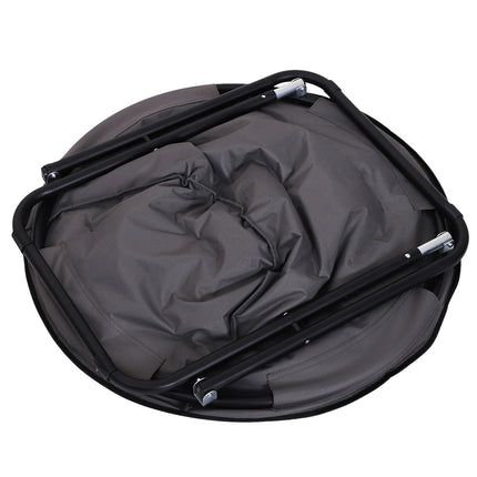 Faltbarer Campingstuhl, Metall & Oxford-Gewebe, 80x80x75 cm