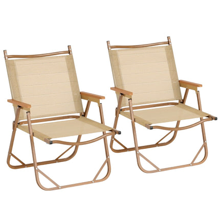 Klappbare Campingstühle Set, leichtes Aluminium, 180kg Tragkraft