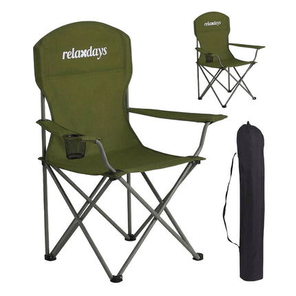 2 klappbare Campingstühle – mit Tragetasche
