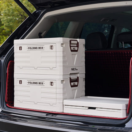 Skládací kempingový úložný box s víkem, objem 50L