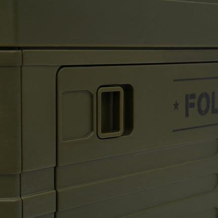 Faltbare Camping-Aufbewahrungsbox mit Deckel, tragbar