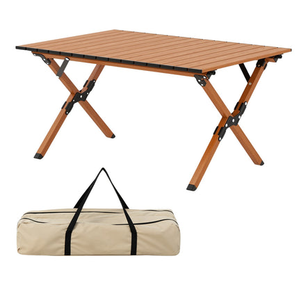 Faltbarer Campingtisch, Aluminium-Rollplatte, Größe M
