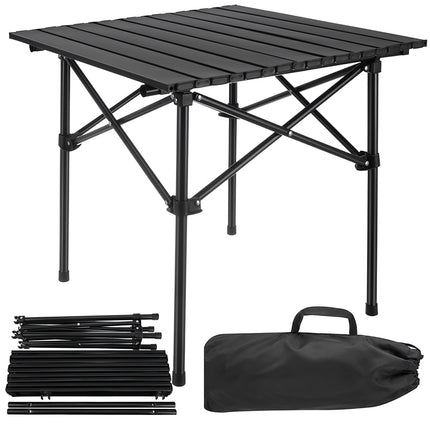 Klappbarer Campingtisch, Kohlenstoffstahl, 70kg Tragfähigkeit