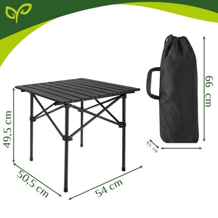 Klappbarer Campingtisch, Kohlenstoffstahl, 70kg Tragfähigkeit