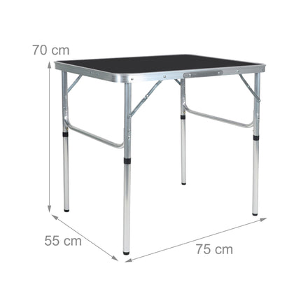 Klappbarer Campingtisch, höhenverstellbar, tragbar