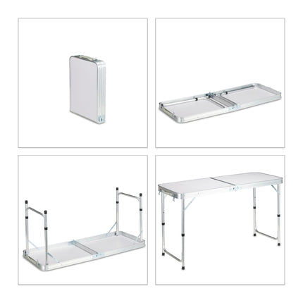 Campingklapptisch mit abnehmbarem Stoffschrank