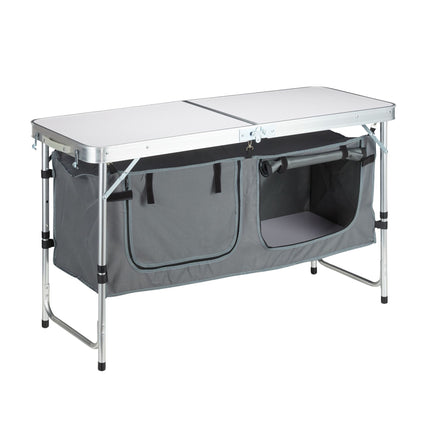 Campingklapptisch mit abnehmbarem Stoffschrank