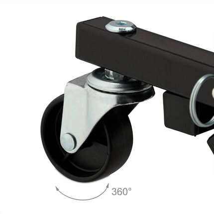 Klappbares Rollbrett mit 360° drehbaren Rollen