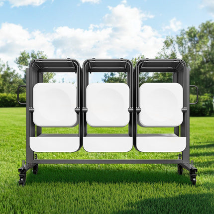 Folding Chair Storage Cart, 400 lb, Holds 42 Chairs