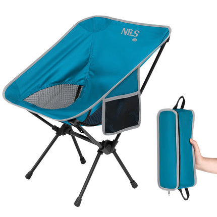Folding Chair, Ultra Light, Blue, Portable