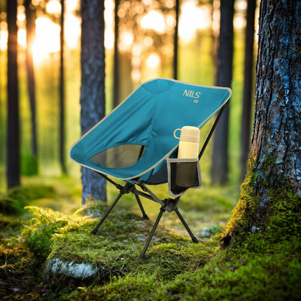 Folding Chair, Ultra Light, Blue, Portable