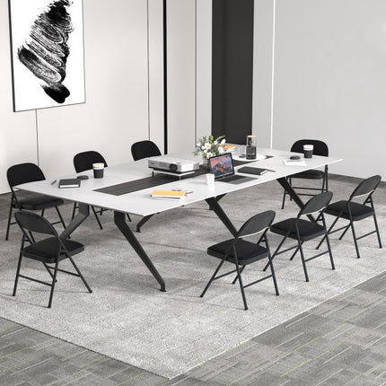 Folding Chairs, 4-Pack, Metal Frame, 150 kg Load