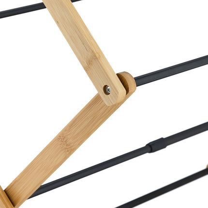 Folding Clothes Airer with 6 Tiers and 11 Rails