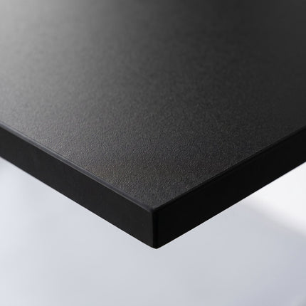Folding Desk, Black – 100 x 50 cm, Wood & Steel