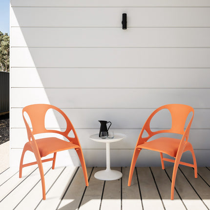 2er-Set Klappstühle für Esszimmer – Hohe Rückenlehne, Armlehnen