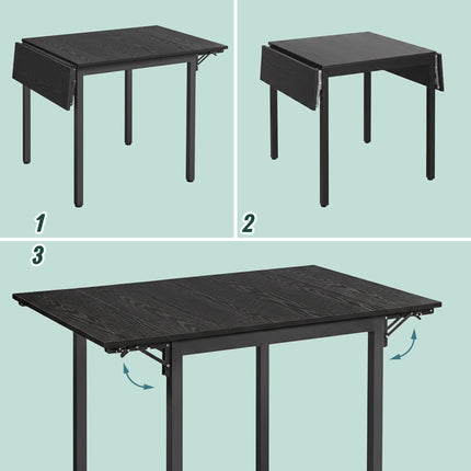 Folding Dining Table, Space-Saving, Seats 2-4