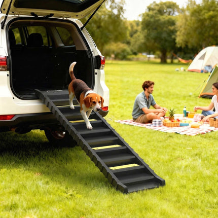 Faltbare Hunderampe für Autos & SUVs, rutschfest, 68 kg Tragkraft