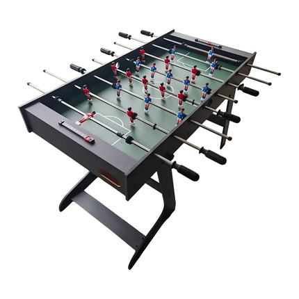 Folding Foosball Table with Non-Slip Handles