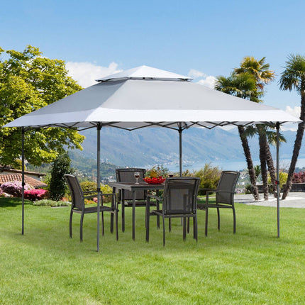 Pop-Up Gartenpavillon 3,5x3,5m, UV-Schutz, Oxford-Gewebe
