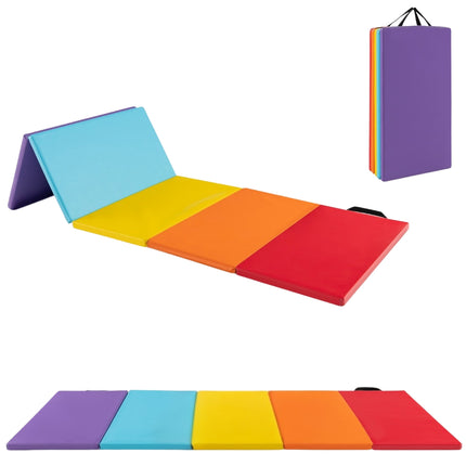 Klappbare Gymnastikmatte, 5-teilig 200x75x3 cm