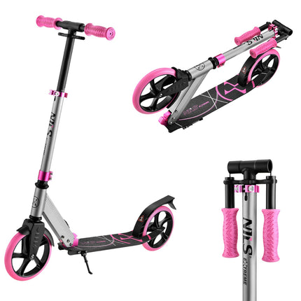 Folding Kick Scooter for Adults, Adjustable Height