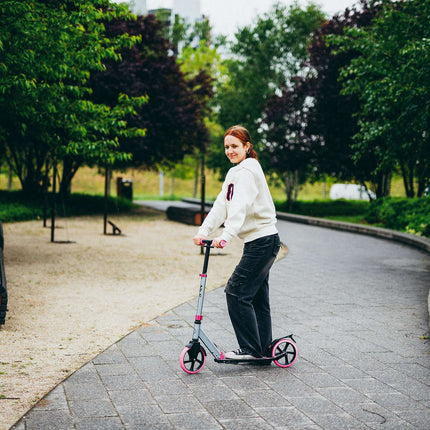 Folding Kick Scooter for Adults, Adjustable Height