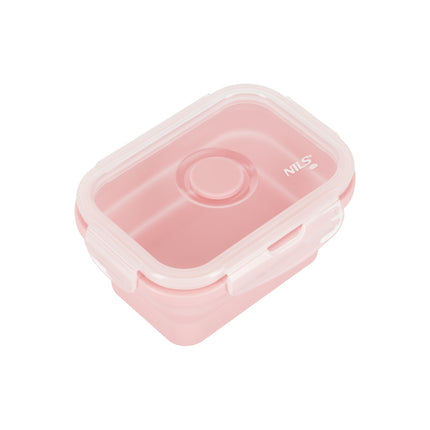 Faltbare Lunchbox, Rosa, 355ml, Tragbarer Behälter