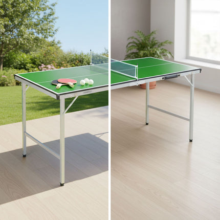 Folding Midi Table Tennis Set with Bats and Balls