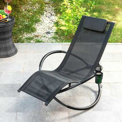 Klappbare orbitale Schaukel-Sonnenliege Rockorb InnovaGoods