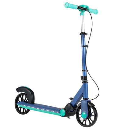 Faltroller mit LED-Rädern, höhenverstellbar, grün