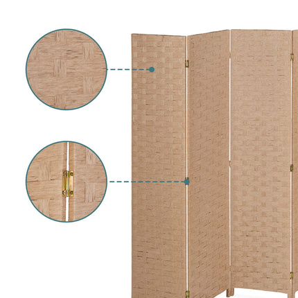 Faltbarer Raumteiler, 8-teilig, platzsparendes Design