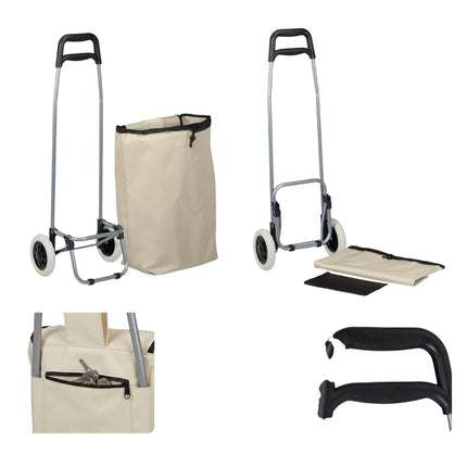 Folding Shopping Trolley – 28L Bag, 15 kg Load