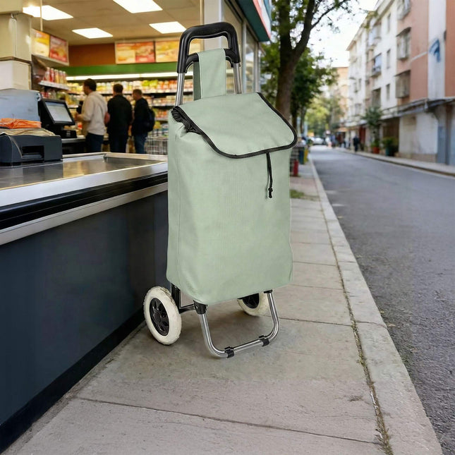 Skládací nákupní vozík, taška 28L, unese 15 kg