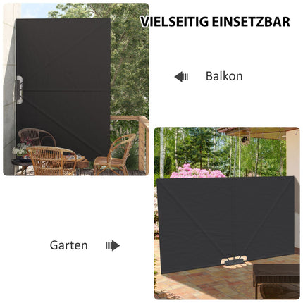 Faltbare Gartenmarkise 237x160cm, UV- & Windschutz