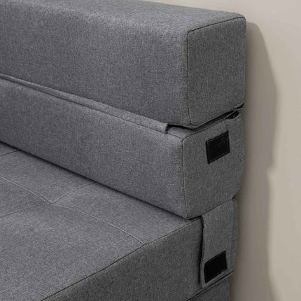 Sessel-Schlafsofa – 2-in-1, dunkelgrau, 100 kg Tragkraft