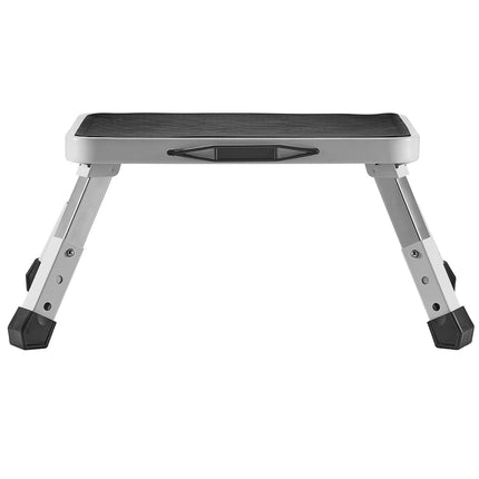 Folding Steel Step Stool, Adjustable Height, 150 kg