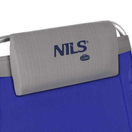 Folding Tourist Chair, Blue-Gray, Compact Design