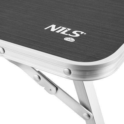 Folding Tourist Table, Low 50x30x20 cm, Grey