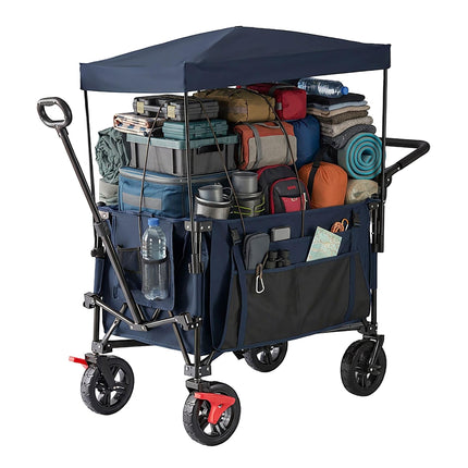 Folding Trolley with Roof, 200L Capacity, 150kg Load
