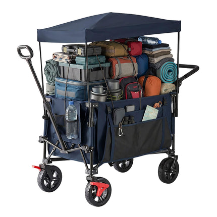 Folding Trolley with Roof, 200L Capacity, 150kg Load