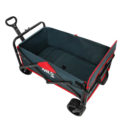Faltbarer Bollerwagen, Anthrazit, 160 l Fassungsvermögen