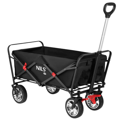 Folding Wagon, Black, 120L Capacity
